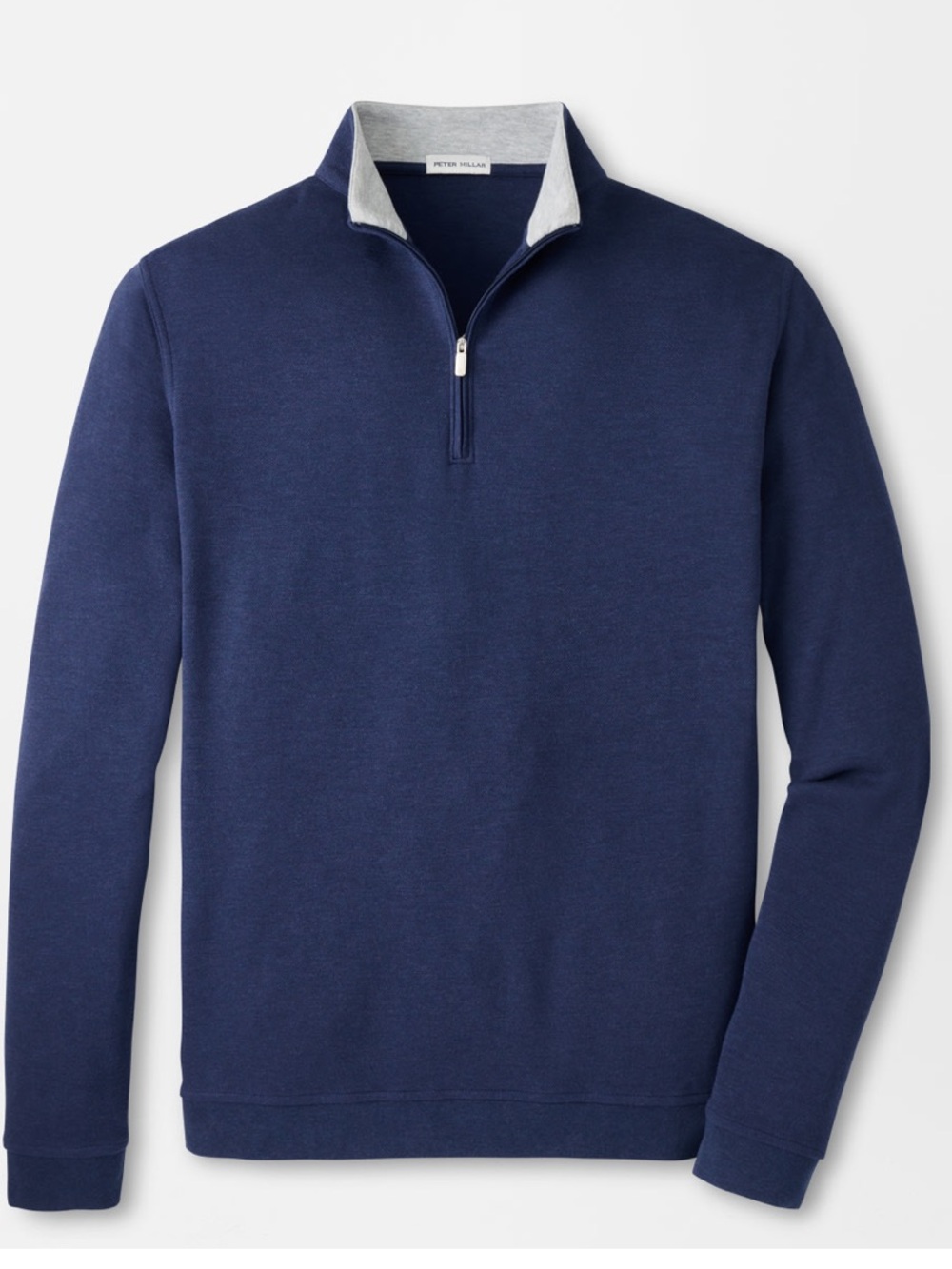 Peter Millar quarter zip sweater in Navy size L